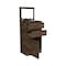 Tuhome Kamelot Dresser With Jewelry Box, Single Door Cabinet, Mirror, Two Drawers, Dark Walnut JLC6742 - alternate 3